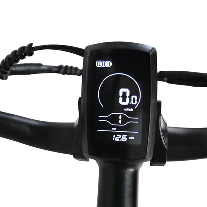 48V 12AH fat tire mountain bike with Shimano 8 speed panel