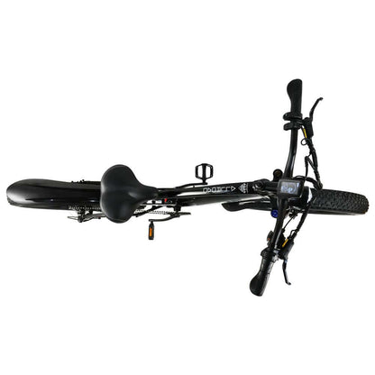 48V 12AH fat tire mountain bike with Shimano 8 speed top view
