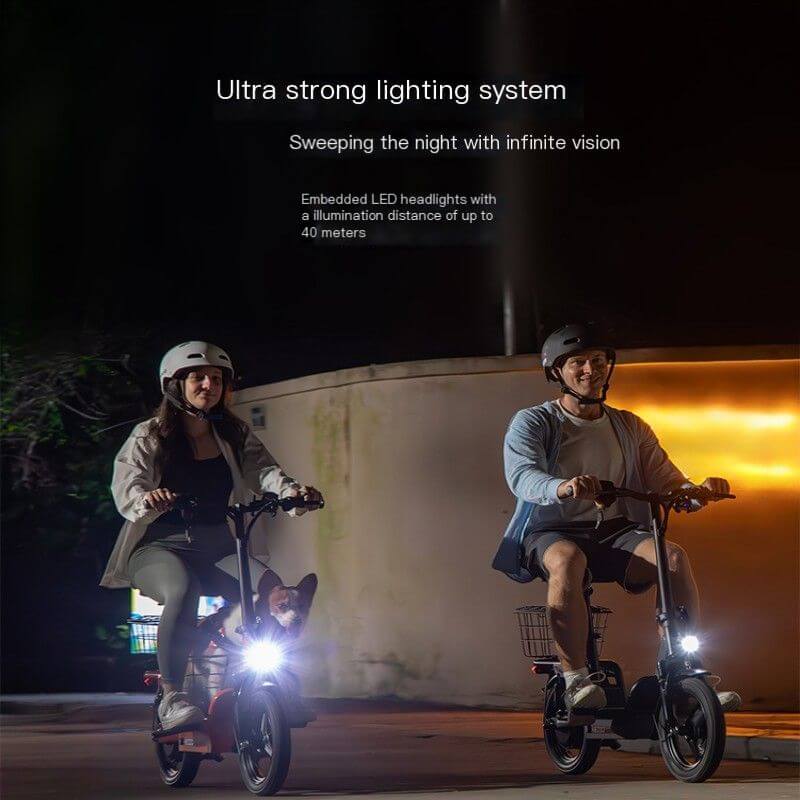 family friendly fat tire electric cargo bike for all ages