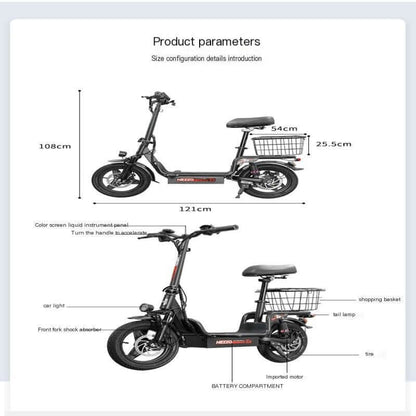 family friendly fat tire electric cargo bike for all ages