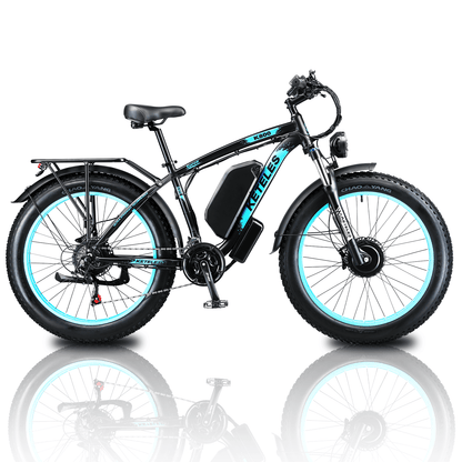 KETELES 48V 23AH dual motor 2000W electric bike with fat tires.