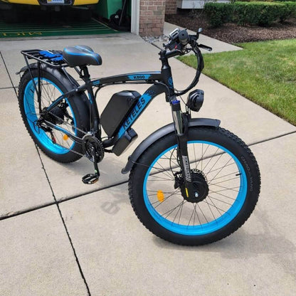 KETELES 48V 23AH dual motor 2000W electric bike with fat tires.