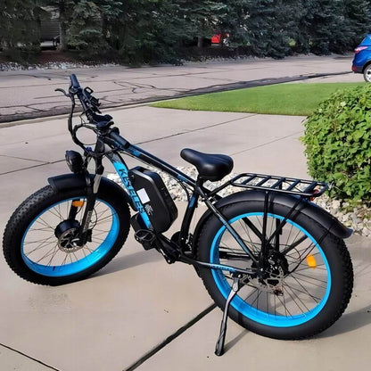 KETELES 48V 23AH dual motor 2000W electric bike with fat tires.