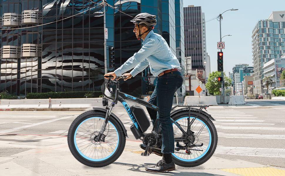 KETELES 48V 23AH dual motor 2000W electric bike with fat tires.