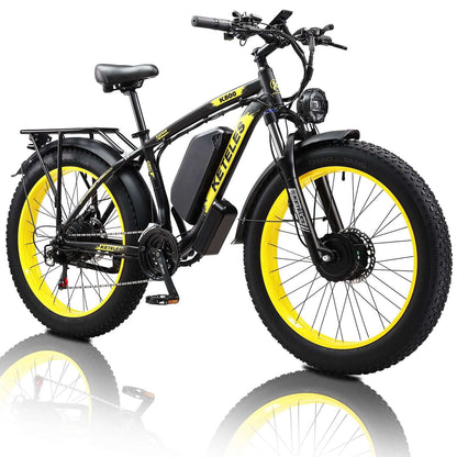KETELES 48V 23AH dual motor 2000W electric bike with fat tires.