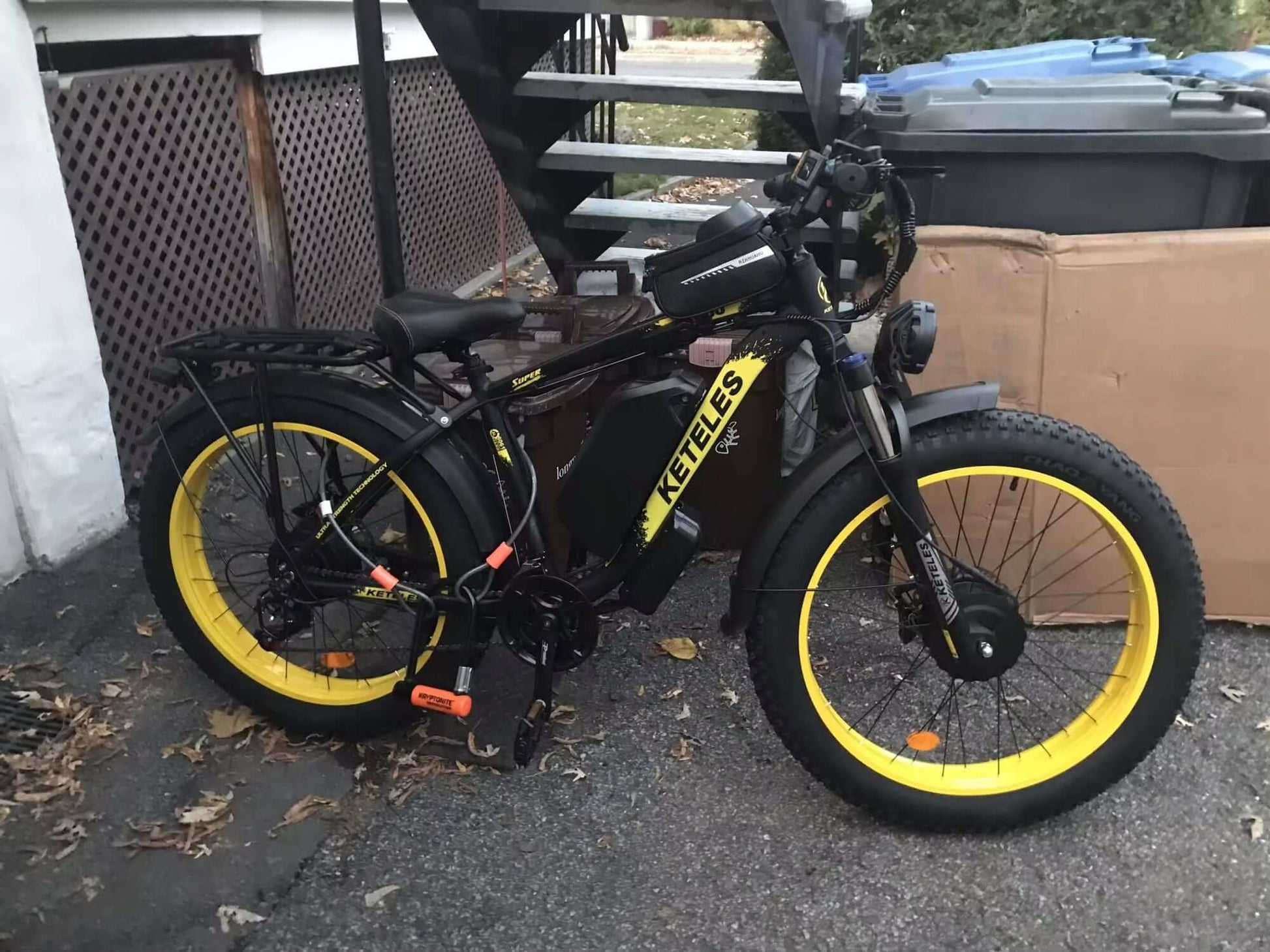 KETELES 48V 23AH dual motor 2000W electric bike with fat tires.