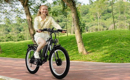 1000W motors on a KETELES 48V 23AH dual motor 2000W electric bike.