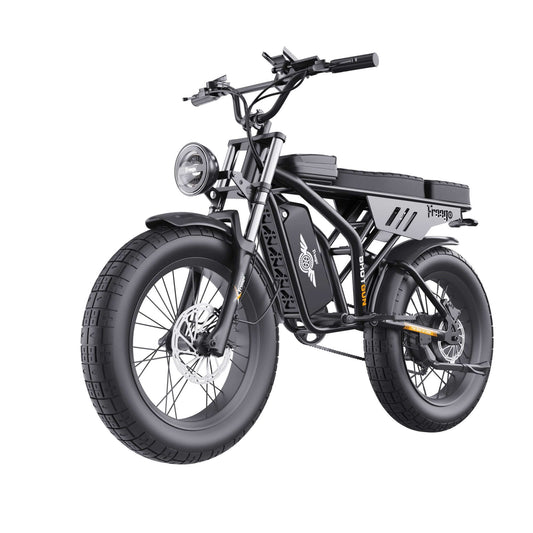 GaoBai EMB009 best high power fat tire electric bike for steep hills left side