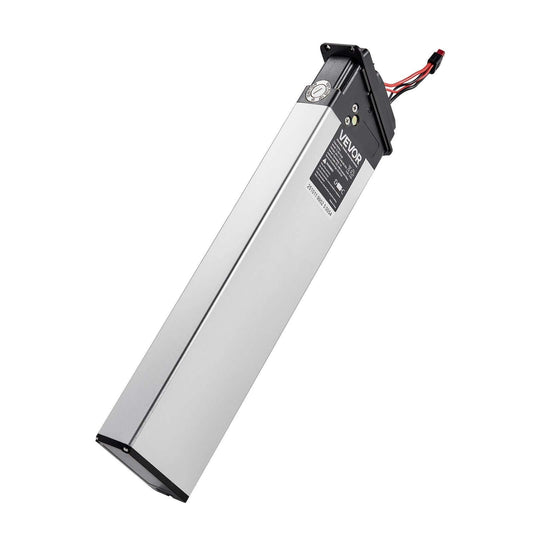VEVOR 48V folding e-bike battery replacement with plug-in socket
