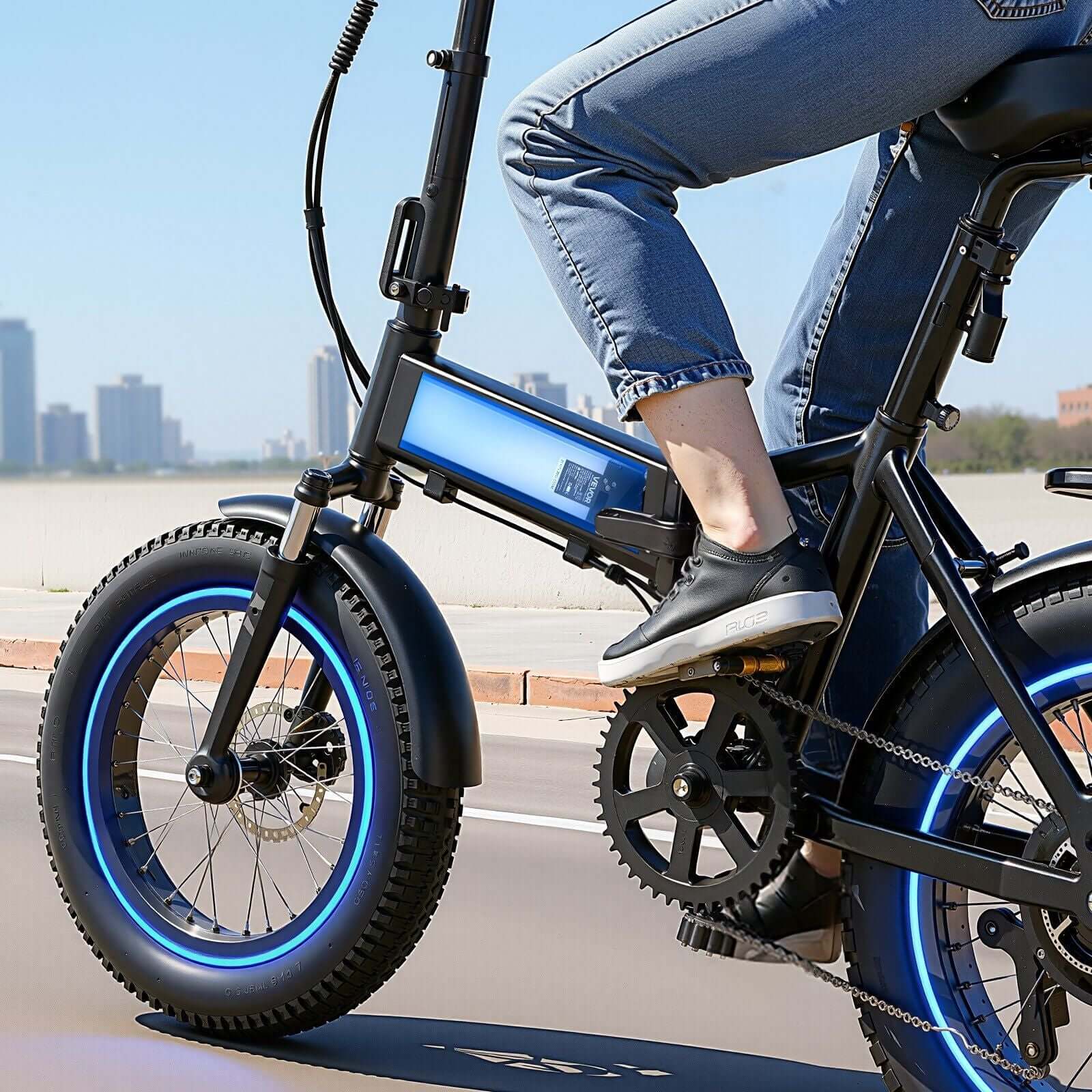 vevor 48v folding e-bike battery