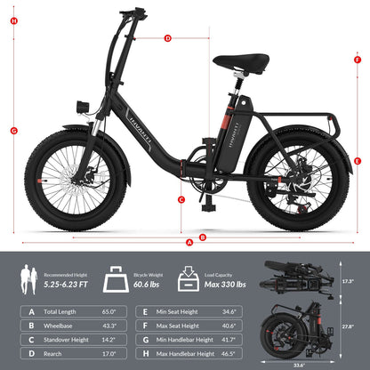 48V 10.4AH battery housing on the INVANTI EB11 lightweight 48V folding ebike for commuting frame.